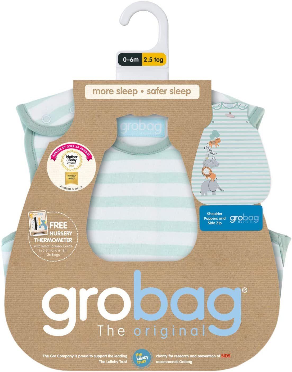 GroBag Bolsa de Dormir - 0 a 6 meses Anne Claire Baby Store 