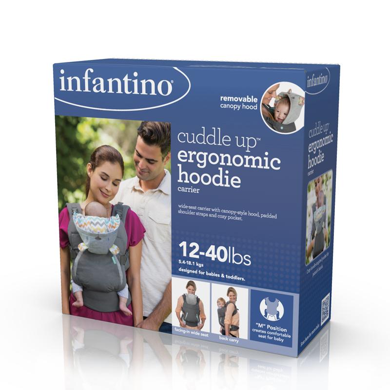 Infantino - Canguru com capuz ergonômico Anne Claire Baby Store 