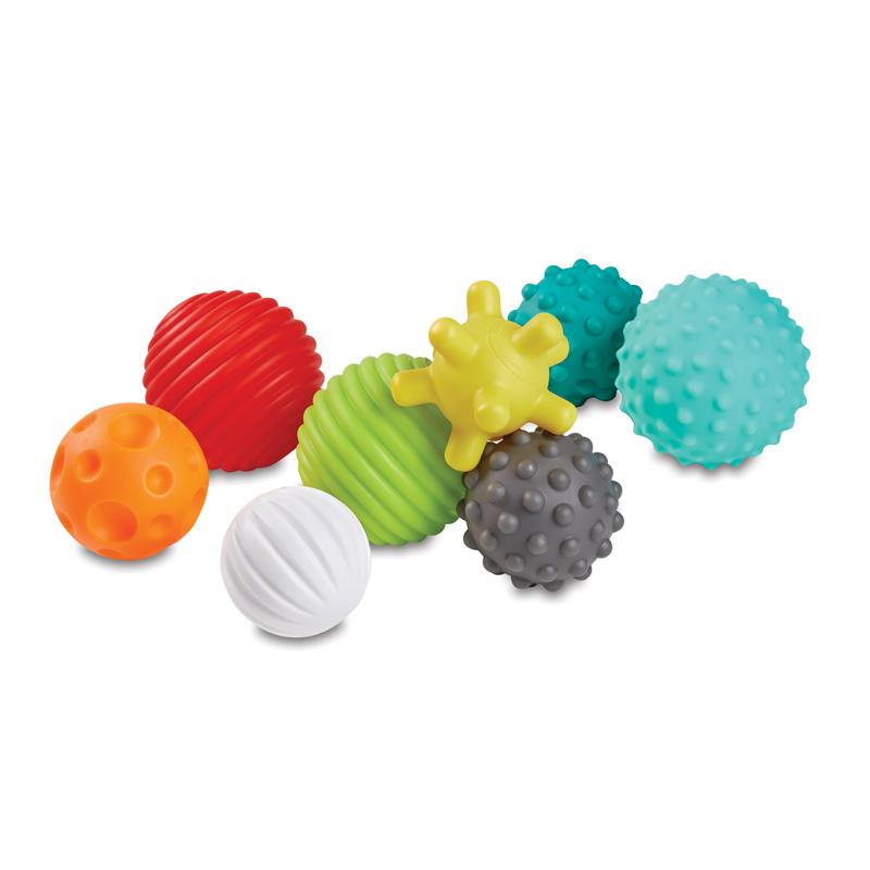 Infantino - Conjunto de bolas, blocos e amigos sensoriais infantis Anne Claire Baby Store 
