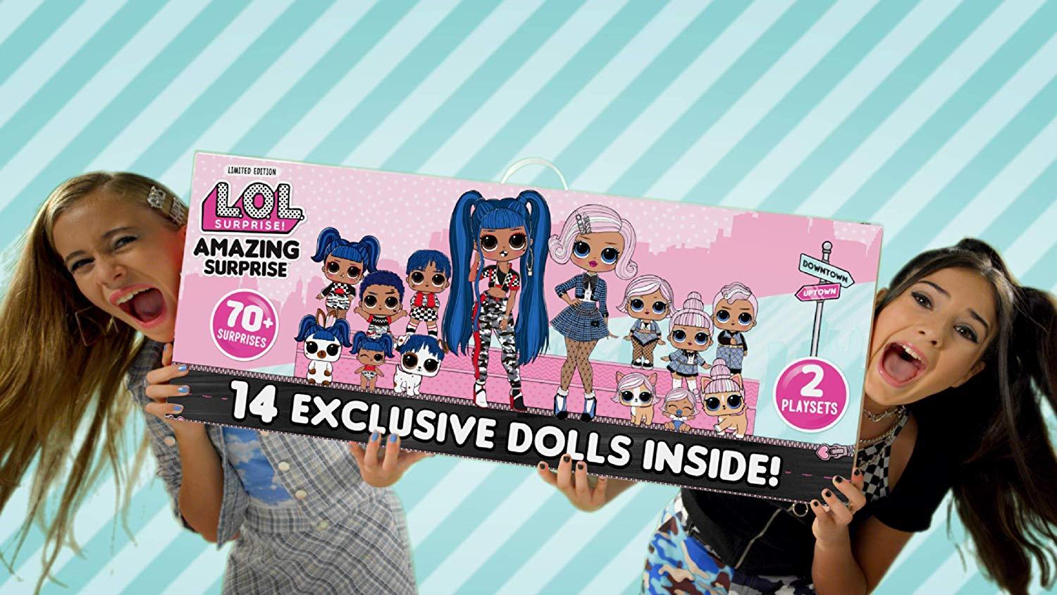 L.O.L. Surprise - Amazing Surprise com 14 bonecas e mais de 70 surpresas Anne Claire Baby Store 