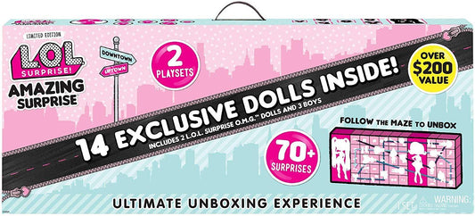 L.O.L. Surprise - Amazing Surprise com 14 bonecas e mais de 70 surpresas Anne Claire Baby Store 