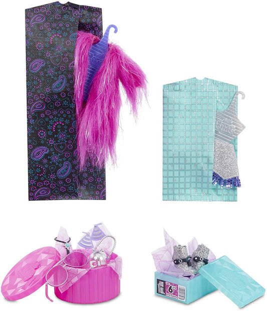L.O.L Surprise! L.O.L. Surprise O.M.G. Winter Disco Cosmic Nova Fashion Doll & Sister, Multi Anne Claire Baby Store 