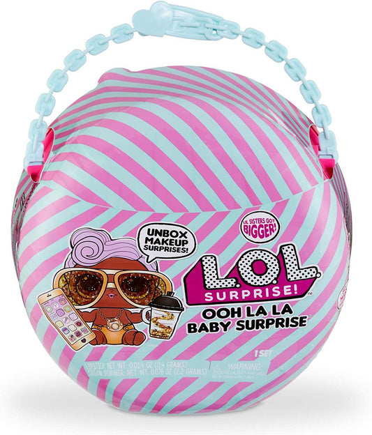 L.O.L. Surprise! Ooh La Baby Surprise Lil D.J. com Bolsa e Maquiagem Surpresas Brinquedo Anne Claire Baby Store 