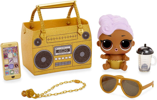L.O.L. Surprise! Ooh La Baby Surprise Lil D.J. com Bolsa e Maquiagem Surpresas Brinquedo Anne Claire Baby Store 