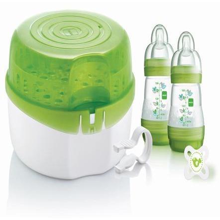 MAM - Mamadeiras e Esterelizador a vapor de microondas Anne Claire Baby Store 