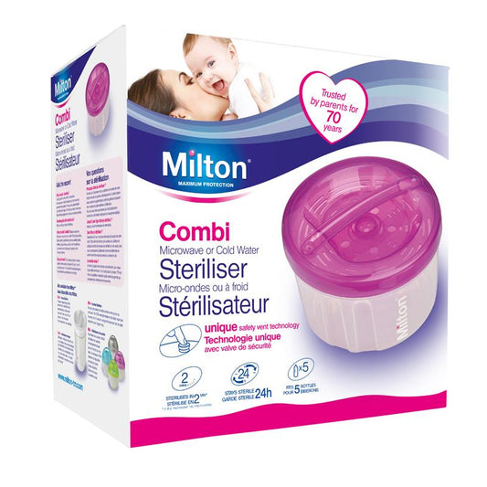 Milton - Esterilizador para microondas e água fria Anne Claire Baby Store Roxo 