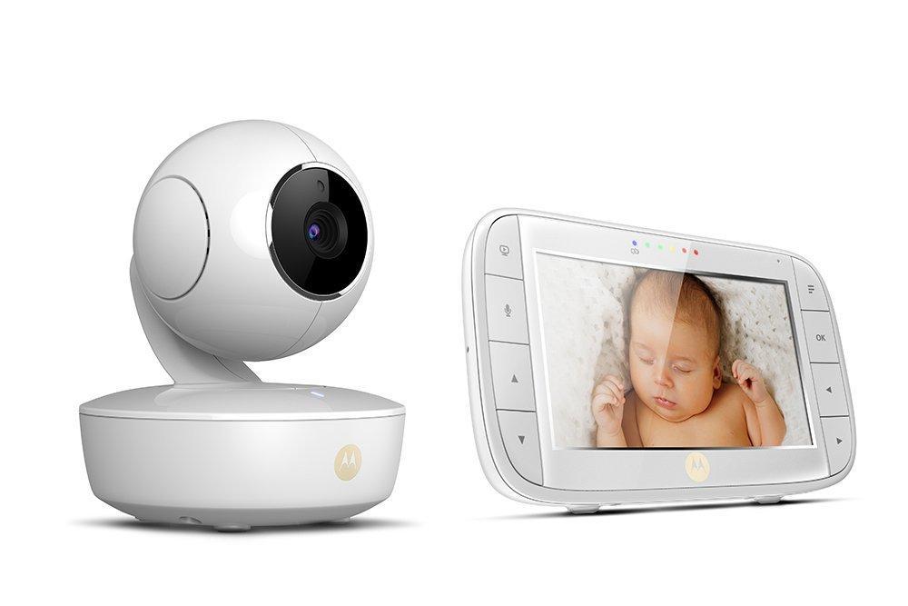 Motorola MBP50 Video Baby Monitor with Large 5-inch Full Colour Curved Parent Display Unit Anne Claire Baby Store 