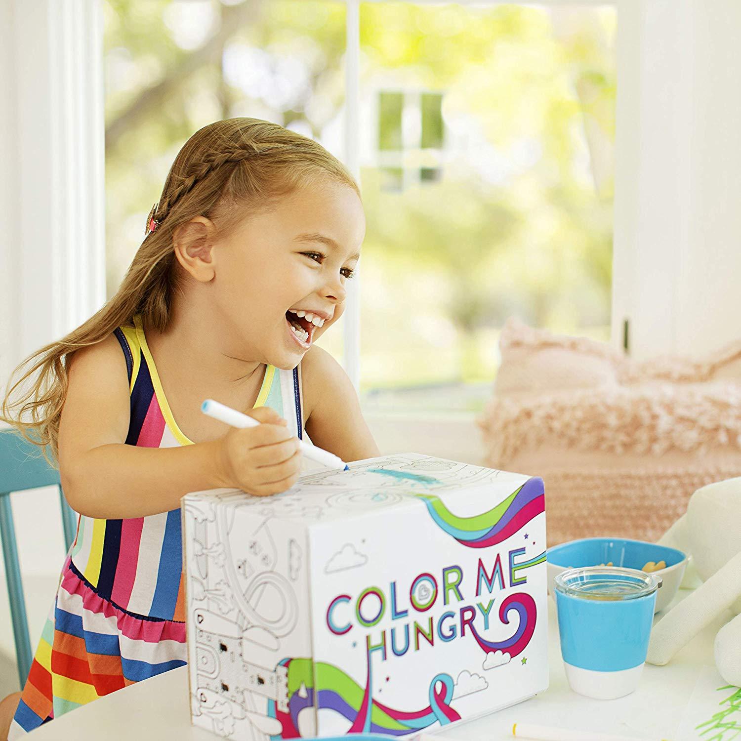 Munchkin Colour Me Hungry - Conjunto com 7 peças e caixa para colorir Anne Claire Baby Store Ltd. 
