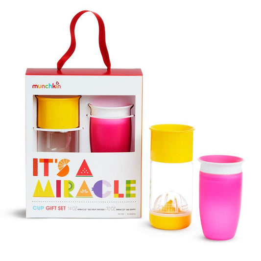 Munchkin - Conjunto de copos Anne Claire Baby Store Amarelo/Rosa 