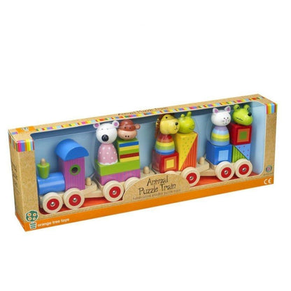 Orange Tree Toys Animal Puzzle Train (de madeira) Anne Claire Baby Store 