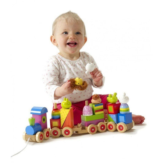 Orange Tree Toys Animal Puzzle Train (de madeira) Anne Claire Baby Store 