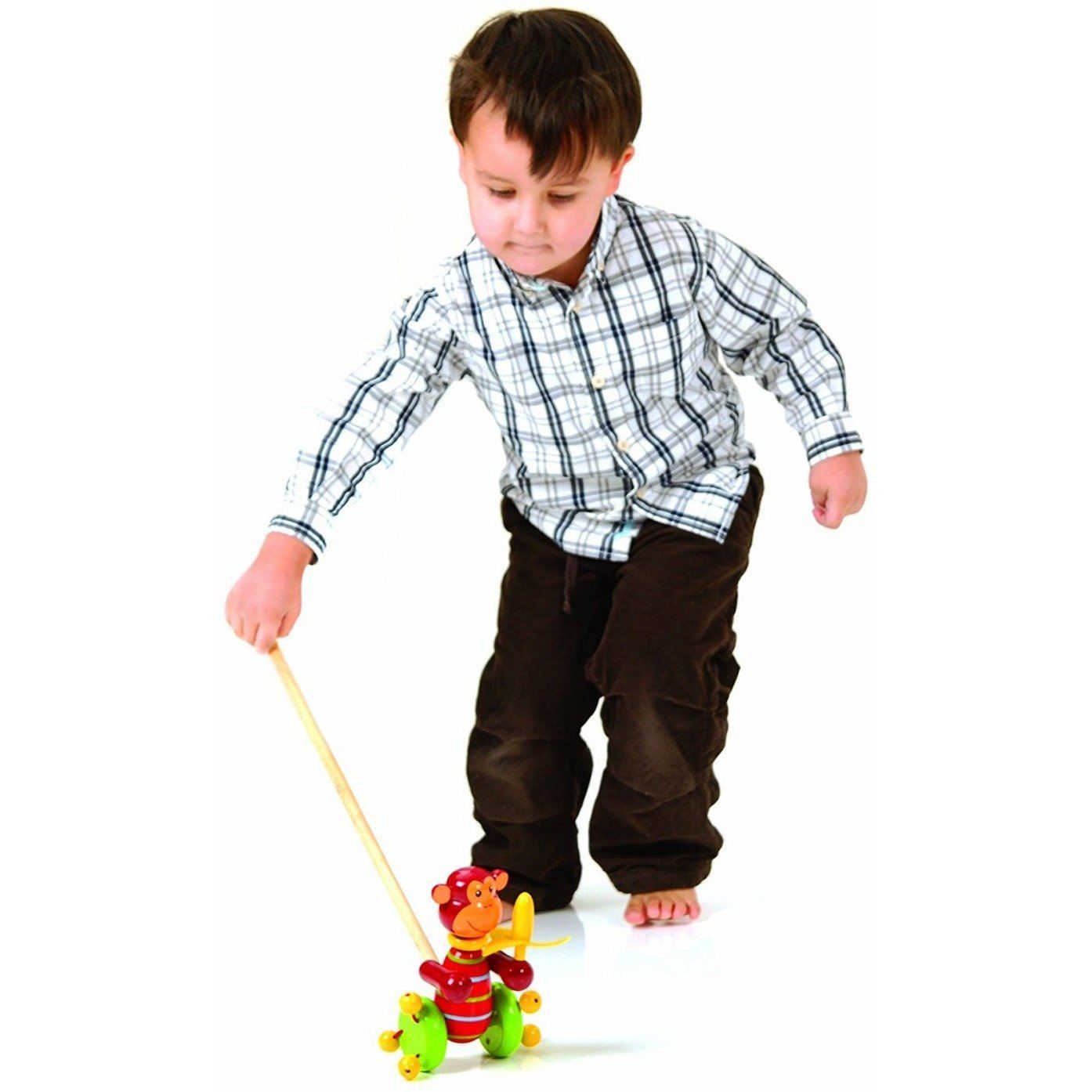 Orange Tree Toys- Wooden Push Along (de madeira) Anne Claire Baby Store 