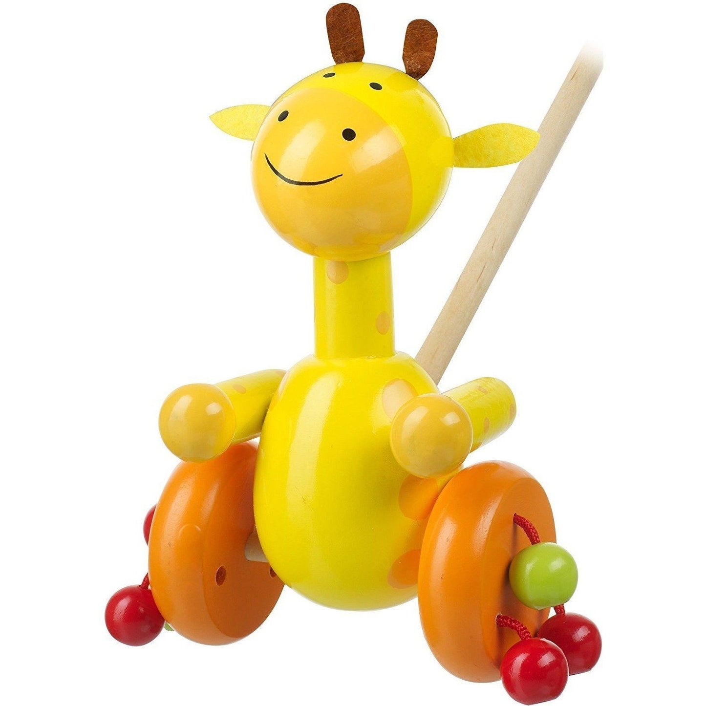 Orange Tree Toys- Wooden Push Along (de madeira) Anne Claire Baby Store girafa 