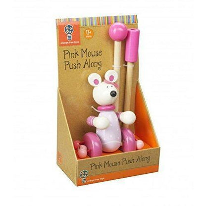 Orange Tree Toys- Wooden Push Along (de madeira) Anne Claire Baby Store ratinho 