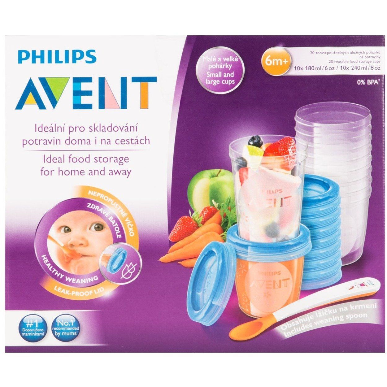 Philips Avent Kit VIA Armagenagem de Comida/Leite Bestseller Anne Claire Baby Store 