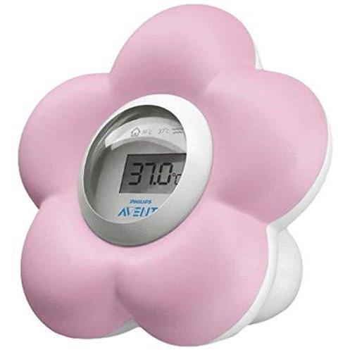 Philips AVENT - Termômetro Digital Flutuante para Banheira e Quarto Anne Claire Baby Store Rosa 