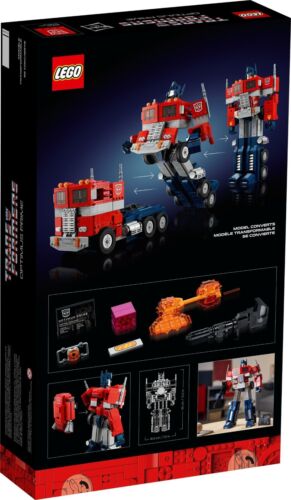 LEGO 10302 - Set de Modelo de Robot Transformers Optimus Prime de Iconos 