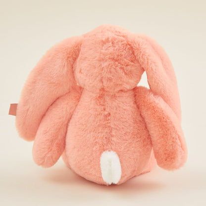 Coelhinho de pelúcia coral personalizado