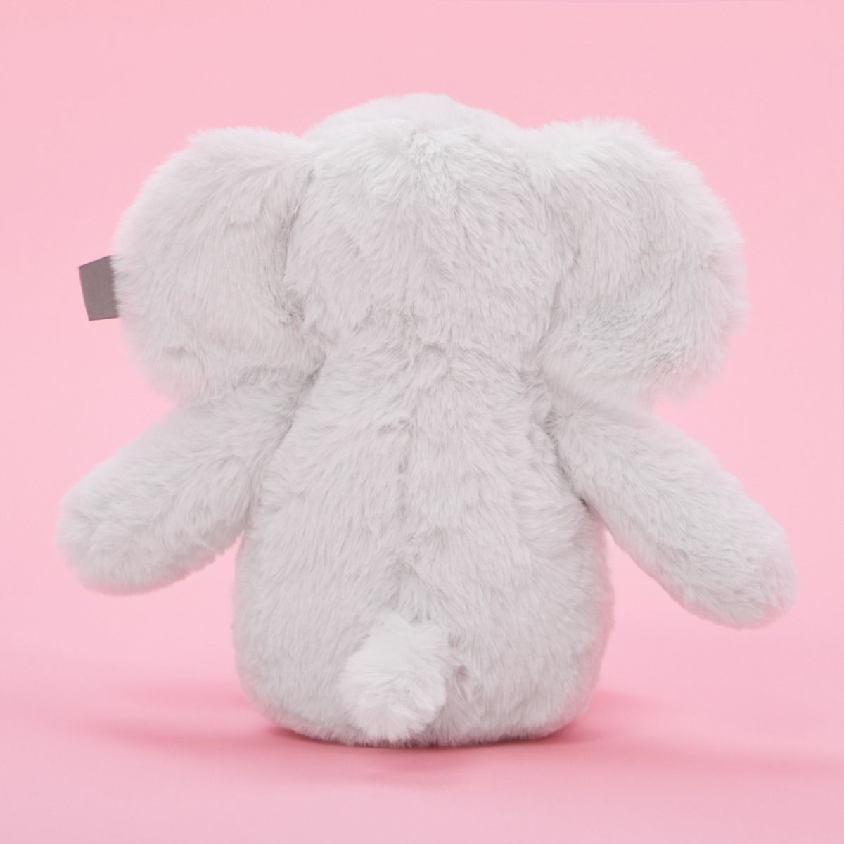 Brinquedo macio de elefante cinza claro personalizado