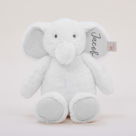 Brinquedo macio de elefante em marfim personalizado