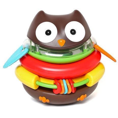 Skip Hop Explore & More Rocking Owl Stacker Toy Anne Claire Baby Store 