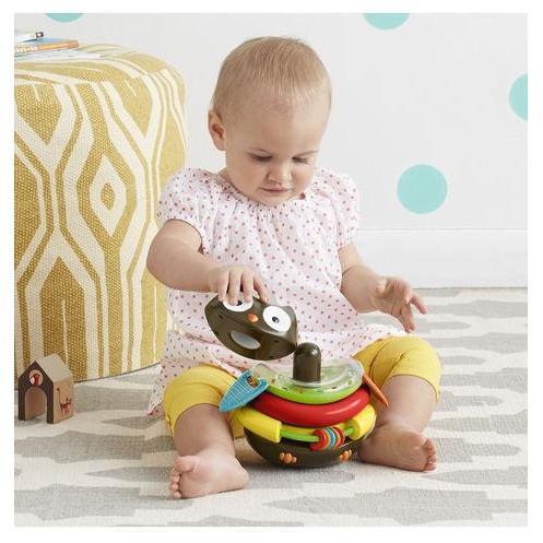 Skip Hop Explore & More Rocking Owl Stacker Toy Anne Claire Baby Store 