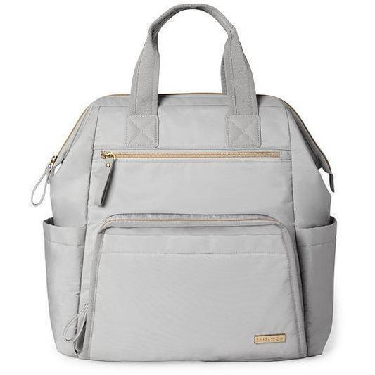 Skip Hop Mainframe Wide Open Diaper Backpack Anne Claire Baby Store Cement 