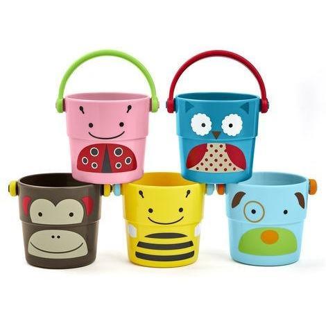 Skip Hop Zoo Stack & Pour Buckets Anne Claire Baby Store 