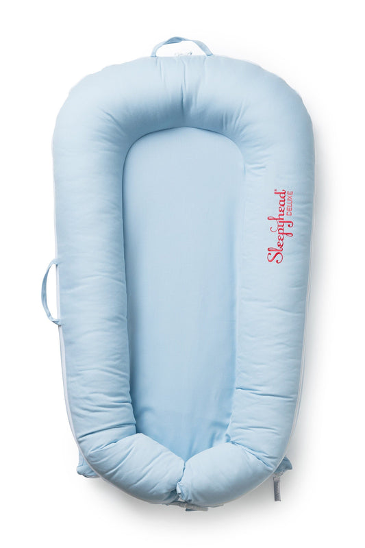 Sleepyhead Deluxe+ pod 0-8 meses Anne Claire Baby Store Azul 