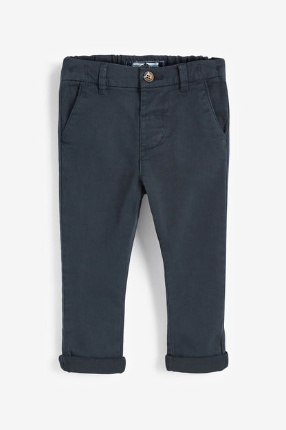 |BigBoy| Chinos Elásticos-Navy Blue (3 meses a 7 anos)