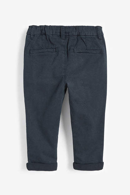|BigBoy| Chinos Elásticos-Navy Blue (3 meses a 7 anos)