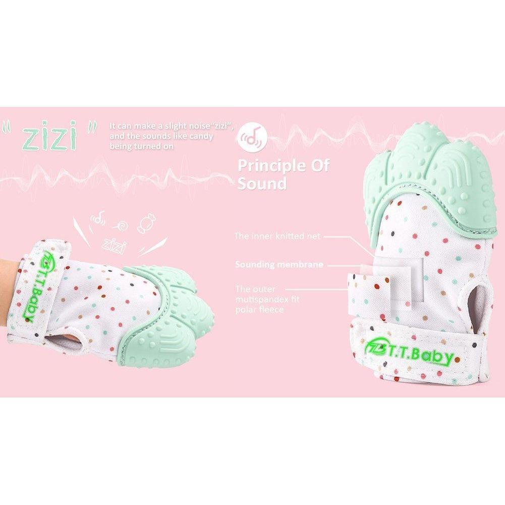 Teething Mittens for Babies - Luvinha para Dentição Anne Claire Baby Store 