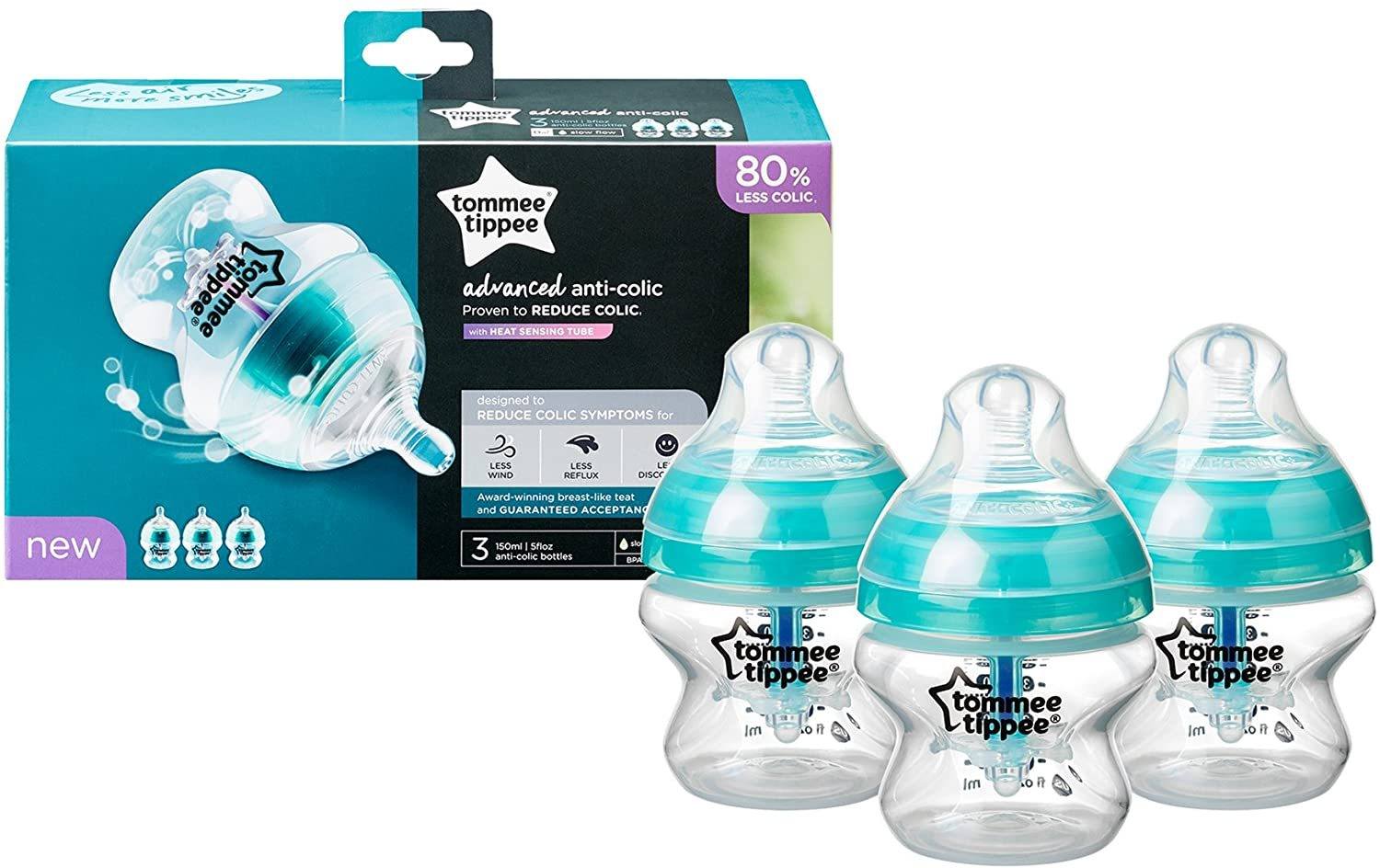 Tomme tippee - Kit de 3 mamadeiras 150 ml Anne Claire Baby Store 
