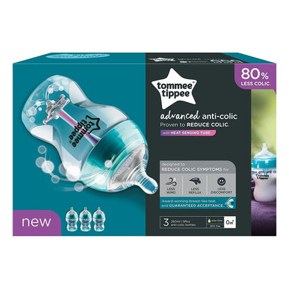 Tommee Tippee Advanced Anti-Cólica mamadeiras 260ml com 3 itens Anne Claire Baby Store 