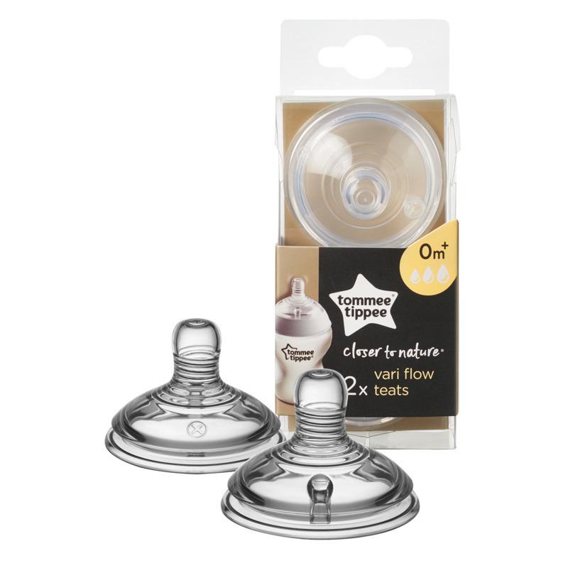 Tommee Tippee Closer to Nature Bicos Extras - Kit com 2 Anne Claire Baby Store Fluxo Variável 0m+ 