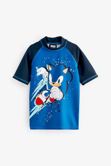 |Niño| Rash Vest - Blue Sonic (3-16 años)